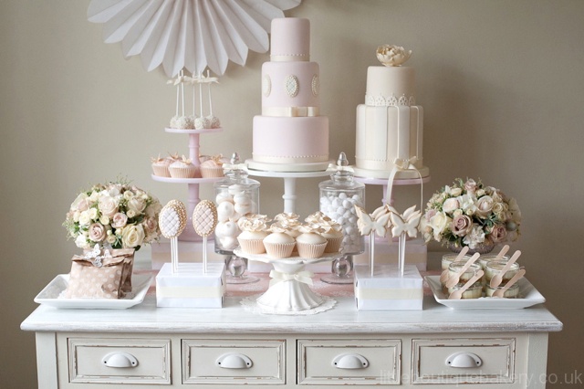 Sugar rush: Vintage styled dessert buffet