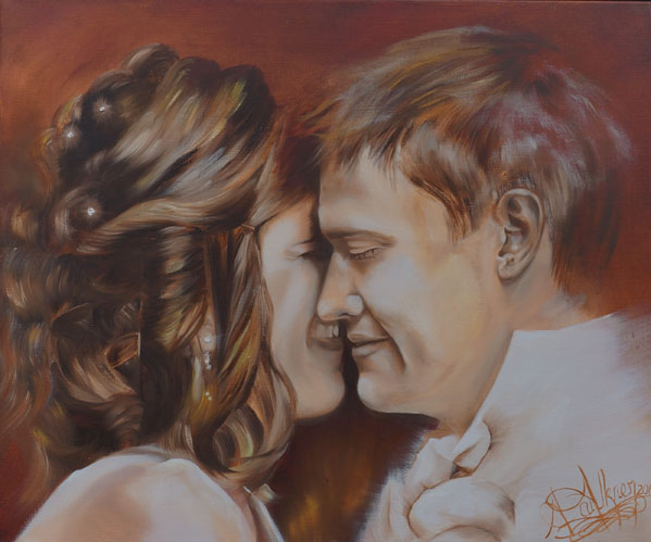 The art of wedding portraits