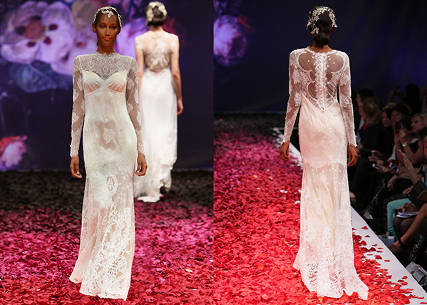 Still life: Patterned wedding gowns