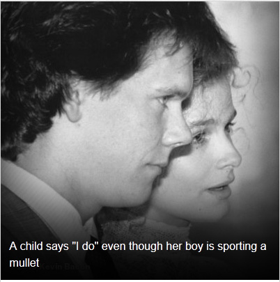 Celebrity weddings: Kevin Bacon and Kyra Sedgwick’s 1988 wedding photo