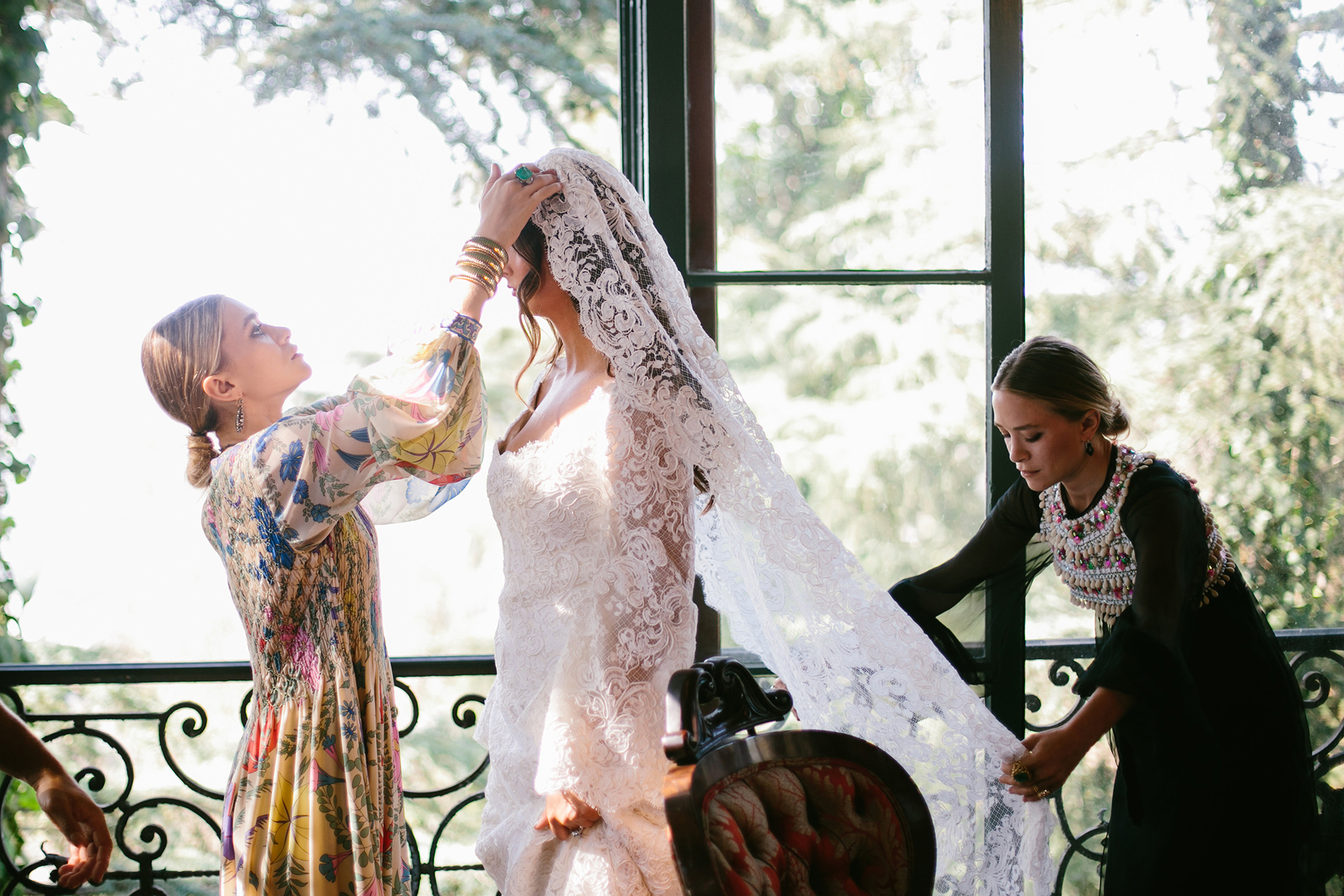 Mary-Kate and Ashley Olsen design their first wedding gown