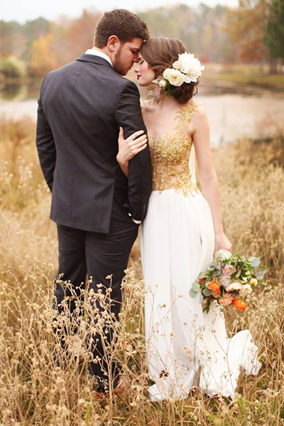 Stunning golden dress