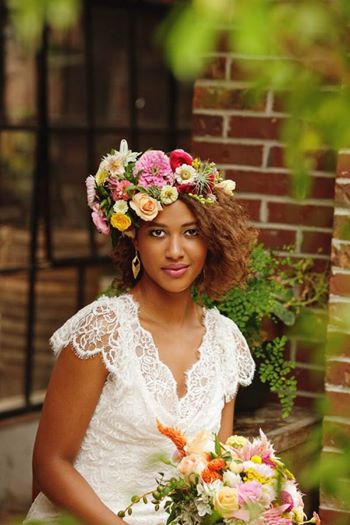 Gorgeous floral headpiece
