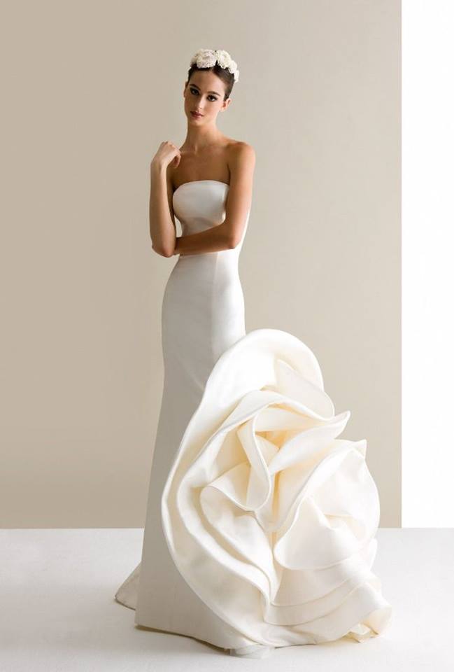 Two wedding gowns with a POP!