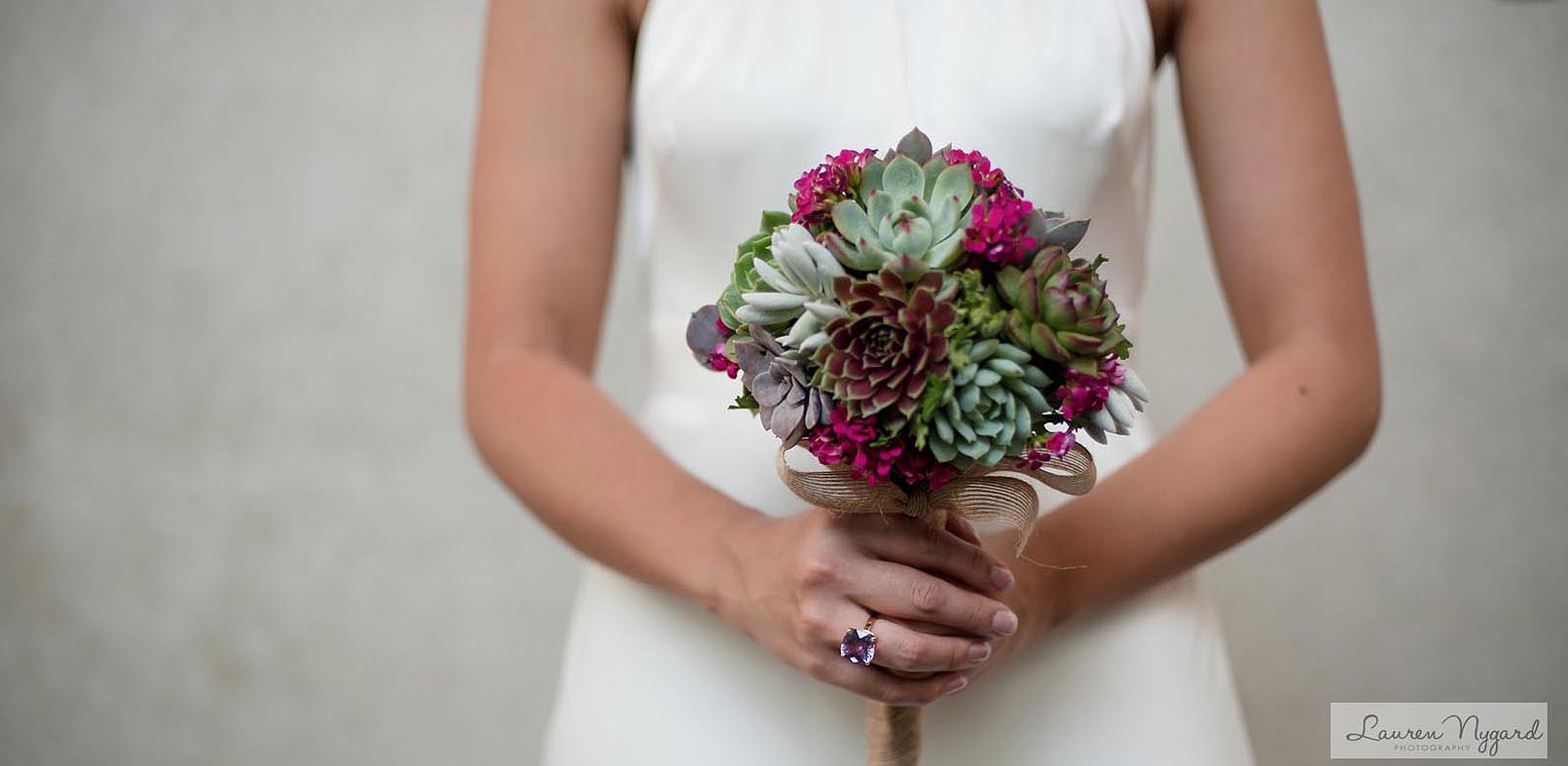 Stunning succulents for your big day