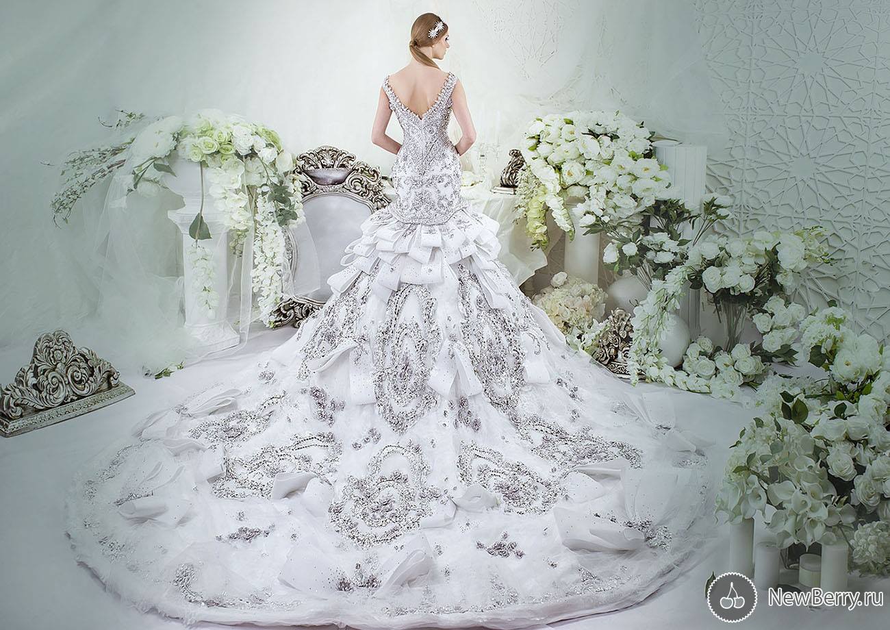 Bedazzling Dar Sara gown