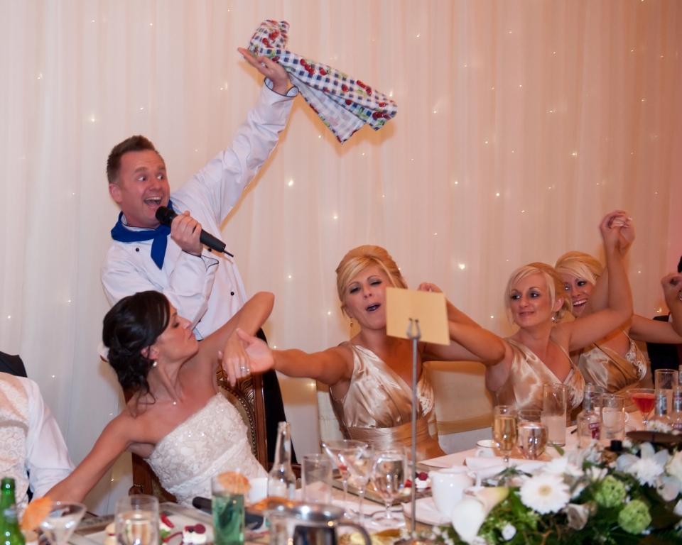 Wedding entertainment goes undercover?