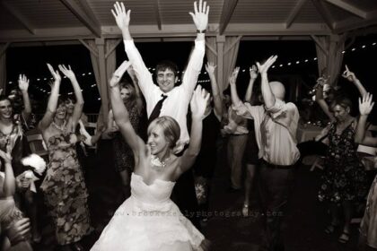 Wedding fun dancing|
