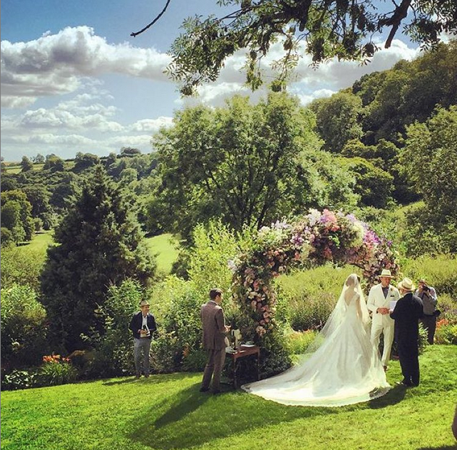 Guy Ritchie marries Jacqui Ainsley in summer Wiltshire wedding