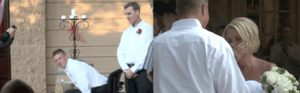 Kevin Taylor Amputee Standing Wedding|Kevin Taylor Wedding RSD Disabled Standing|Kevin Taylor Amputee Standing Wedding||||Kevin Taylor Wedding RSD Disabled Standing