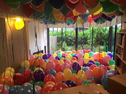 A happy friend joins the celebrations|A sea of balloons!|A sea of balloons!|The groom to be smiles for a photo|Enjoying the celebrations|More balloon antics!|The girls enjoy playing with the balloons|Jo-Ann and a friend|The happy couple pose for a photo|Friends gathered to help the couple celebrate|Jo-Ann and her friend pose for a happy snap|The gorgeous ring!|The bride to be!|The couple's friend smiles among a sea of ballons|The couple's friend smiles among a sea of ballons||balloon proposal - sydney