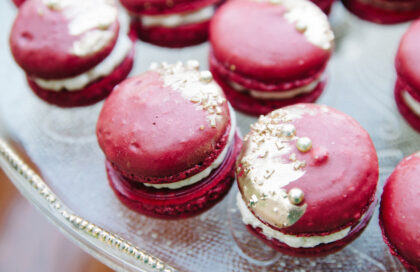 Photo: Peaches & Mint|Photo: Kai Heeringa Photography||Photo: Azuree Wiitala|Photo: Chaz Cruz Photography|Photo: Lora Arellano|A Marasala-coloured wedding dress shines in the South African desert. Image: Emilia Jane Photography