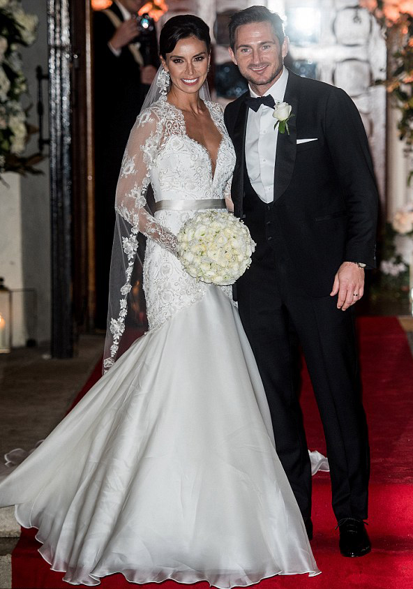 Christine Bleakley and Frank Lampard marry in glamorous ceremony