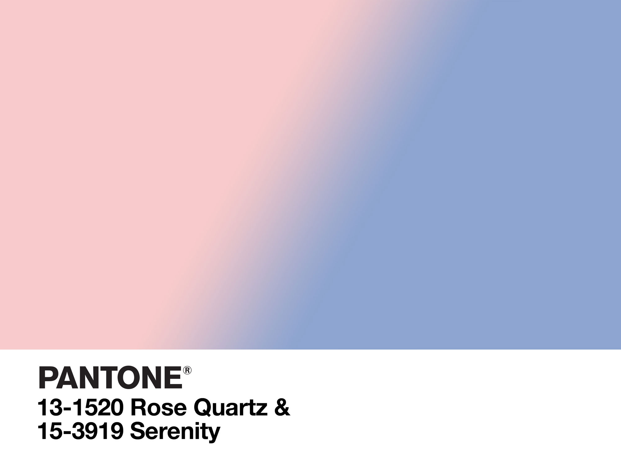 Pantone’s 2016 Colours of the Year: Rose Quartz and Serenity