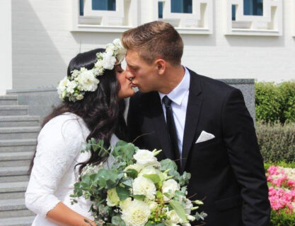 |Aaliyah Armstrong and her husband were moved by the emotional haka performed by guests at their wedding