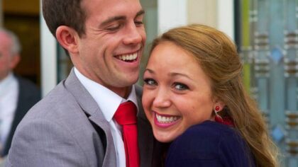 Elizabeth and her fianceimmy Gillespie. Image: immy Gillespie via Facebook|