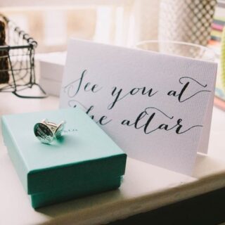 Rhian and Greg Country Chic Wedding|Leather Bound Journal||||Rhian and Greg's Country Chic Wedding|Concert Gig|Wedding cufflinks