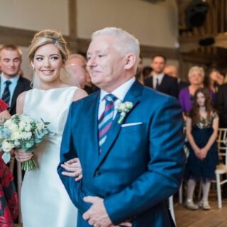 |Blended Family|||wedding aisle songs|Bride And Father Walking Down The Aisle During Outdoor Wedding|