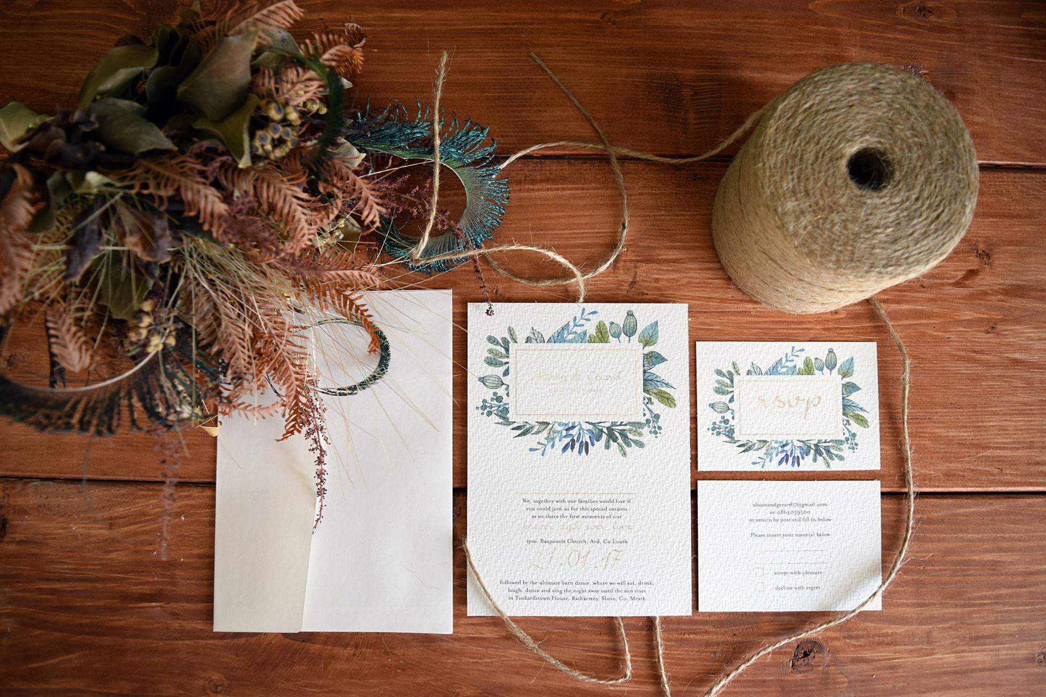 Bespoke wedding invitations with a difference