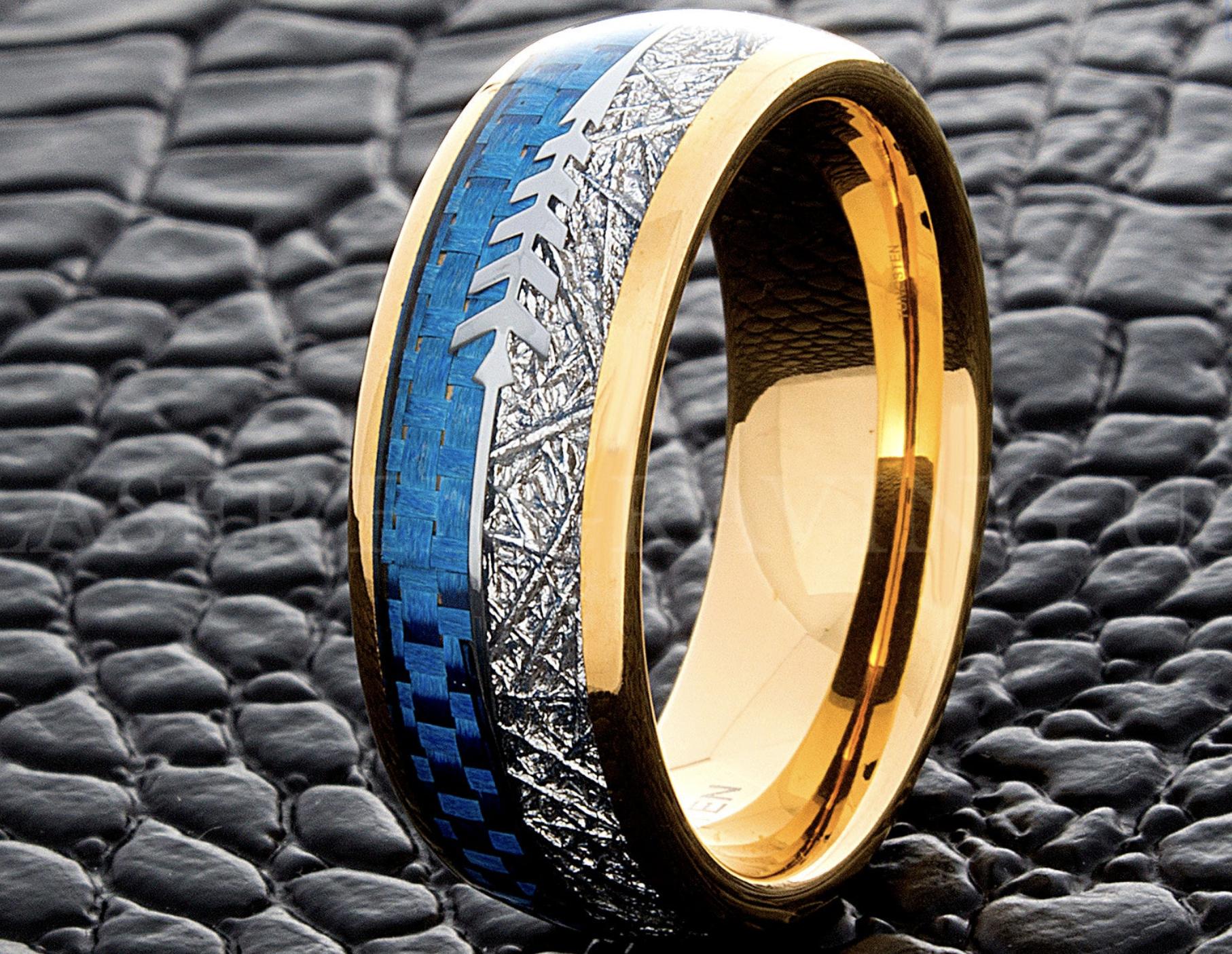 17 unique wedding bands for the groom